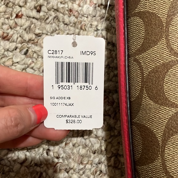 Coach Addie Crossbody In Signature Canvas C2817 - Picture 8 of 12